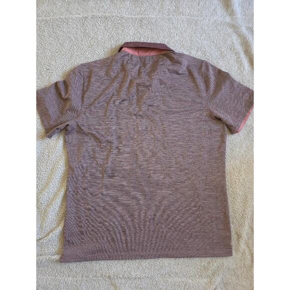 👕 Men's Untuckit “Hennifer” Short Sleeve Polo in Rose Heather - Picture 5 of 7